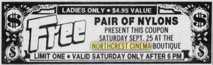 Northcrest Cinema - Sept 1982 Ad